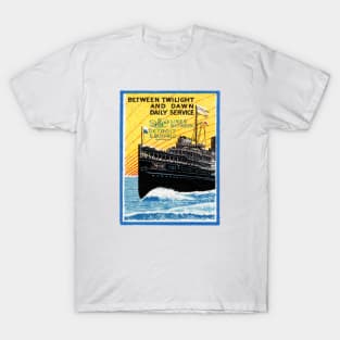 1910 Detroit to Buffalo Steamship T-Shirt